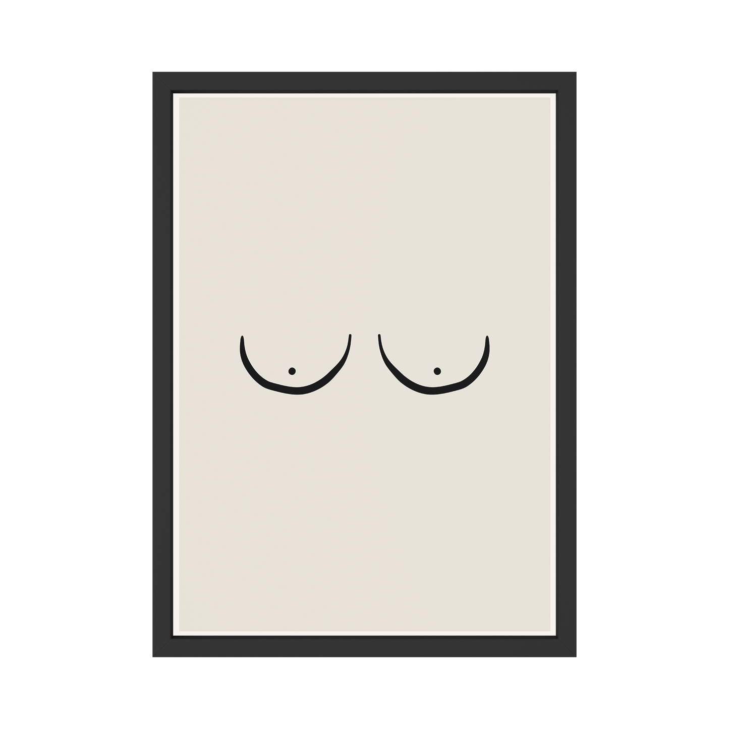 Minimalist Nude Line Art – Modern Abstract Body Print