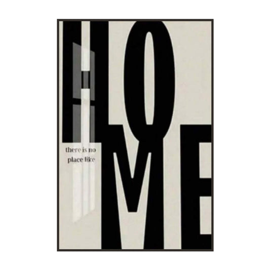 There Is No Place Like Home – Modern Typography Poster